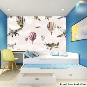 Tranh 3D máy bay H70