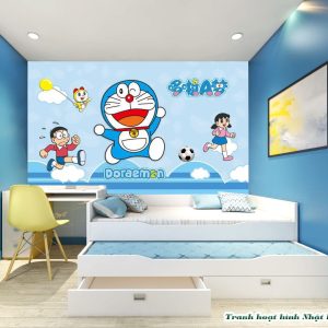 Tranh 3D Doremon H48