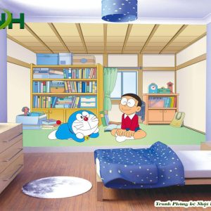 Tranh 3D Doremon H52