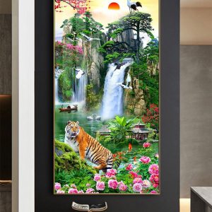 Tranh 3D con Hổ H4