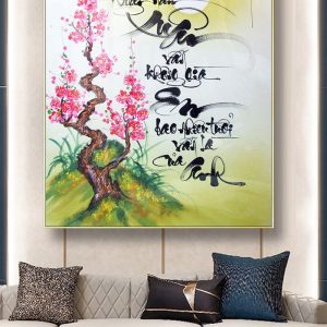 Tranh 3D chữ Thư Pháp 10