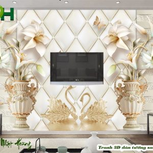 Tranh 3D sau tivi 10