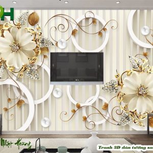 Tranh 3D sau tivi 12