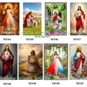 Top 08 mẫu Tranh 3D Chúa Giê Su TCV2