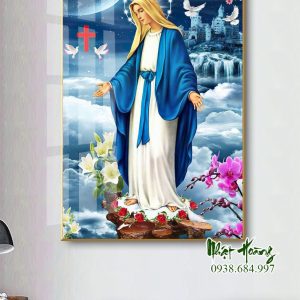 Tranh 3D Đức Mẹ TNM79