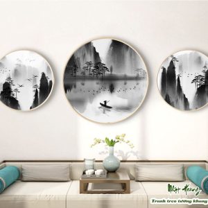 Tranh 3D khung tròn 11