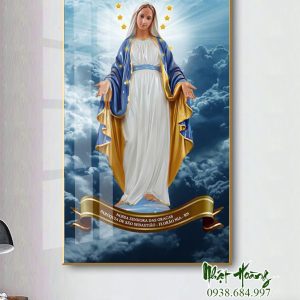 Tranh 3D Đức Mẹ TNM91