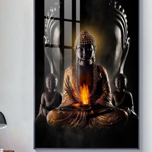 Tranh 3D treo tường mẫu Phật