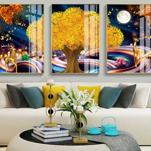 Tranh 3D mẫu Hươu