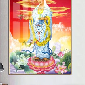 Tranh 3D Phật Quan Âm 5