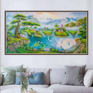 Tranh 3D Tùng Hạc 5