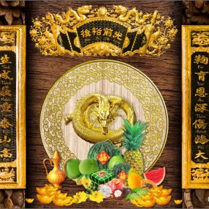 Tranh Cửu huyền thất tổ NG23