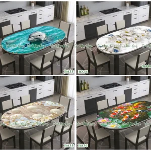Tổng 04 mẫu tranh dán kính mặt bàn ă 293