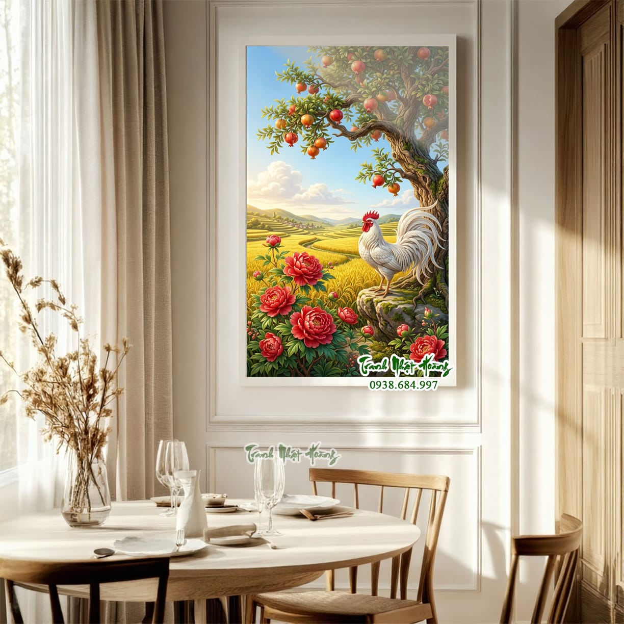 tranh 3d con ga trong (2)